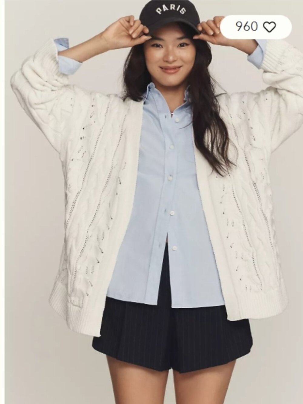 NWT Anthropologie Cable-Knit open front Cardigan Sweater| one size